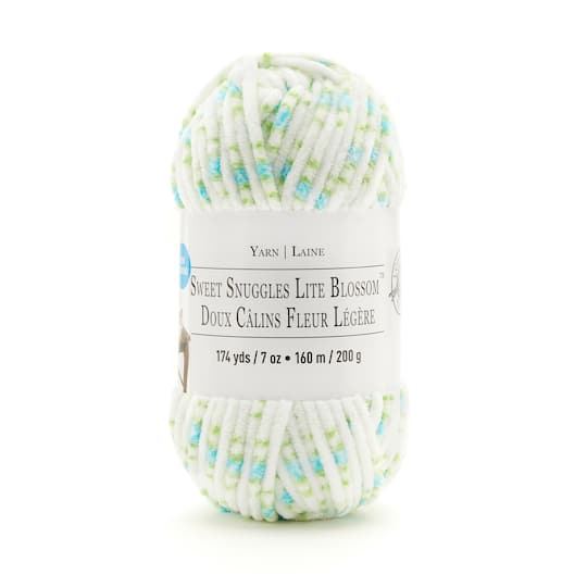 12 Pack: Sweet Snuggles Lite Blossom&#x2122; Yarn by Loops &#x26; Threads